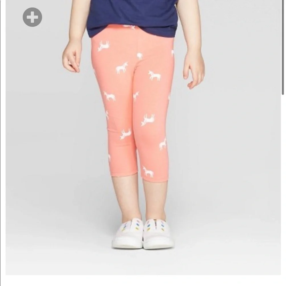Toddler Girls' Capri Leggings - Cat & Jack - Picture 2 of 2